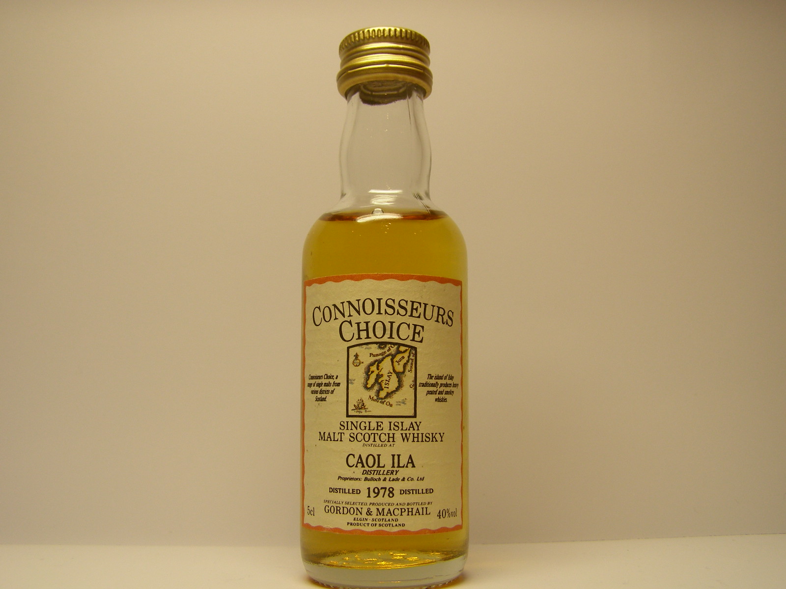 SIMSW 1978 "Connoisseurs Choice" 5cl 40%vol